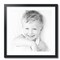 ArtToFrames 24x24" Matted Picture Frame with 20x20" Single Mat Photo Opening Framed in 1.25" Black and 2" Mat (FWM-3926-24x24)